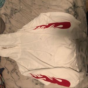 Brandy Melville Flames Hoodie